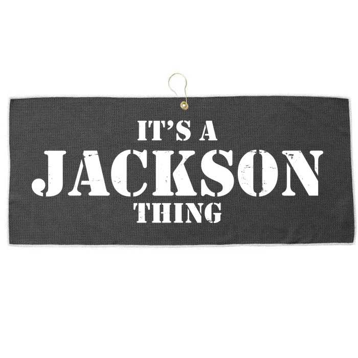 It's A Jackson Thing Large Microfiber Waffle Golf Towel