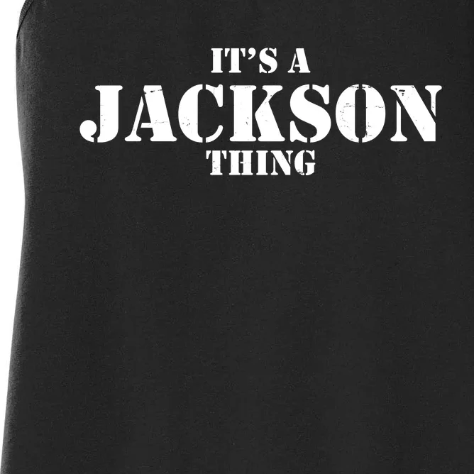 It's A Jackson Thing Women's Racerback Tank