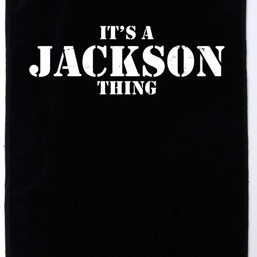 It's A Jackson Thing Platinum Collection Golf Towel