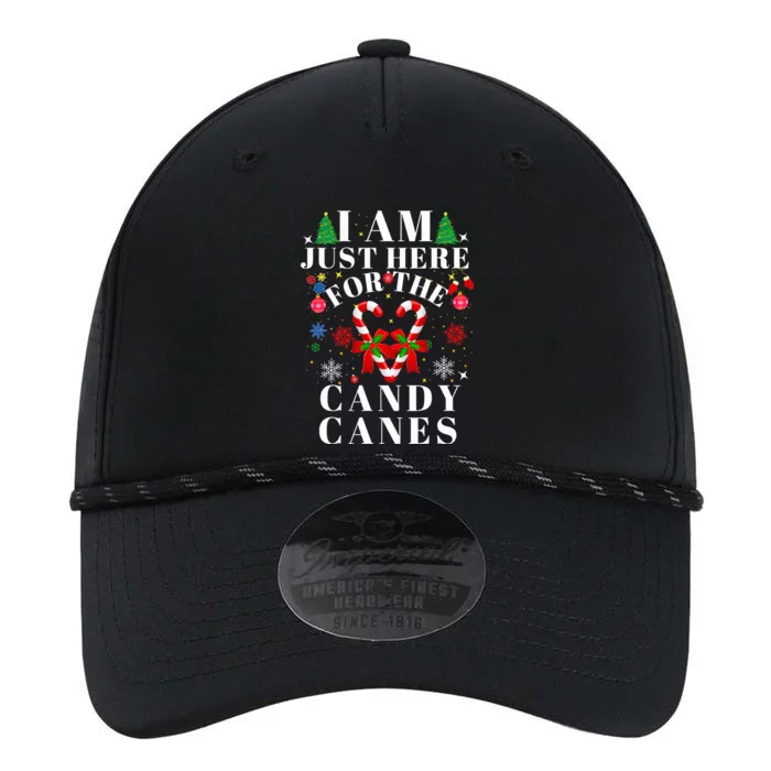 I Am Just Here For The Candy Canes Performance The Dyno Cap