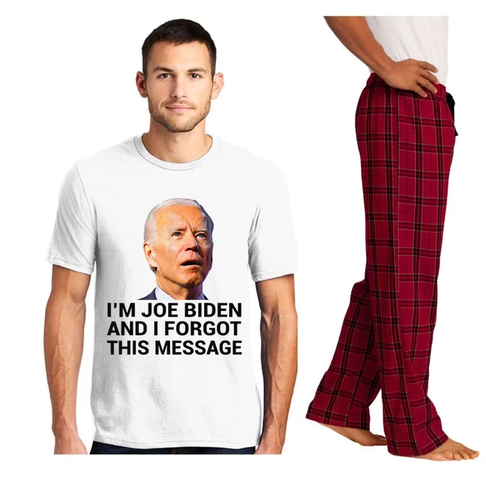 I Am Joe Biden And I Forgot This Message Pajama Set