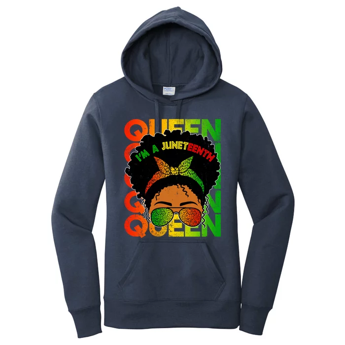 I'm A Juneteenth Queen Black Magic Black History Month Gift Women's Pullover Hoodie