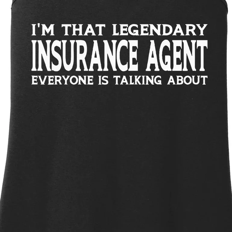 Insurance Agent Job Title Employee Ladies Essential Tank