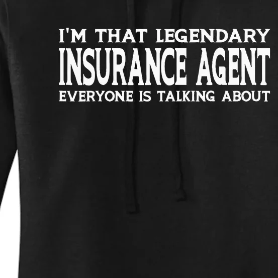 Insurance Agent Job Title Employee Women's Pullover Hoodie