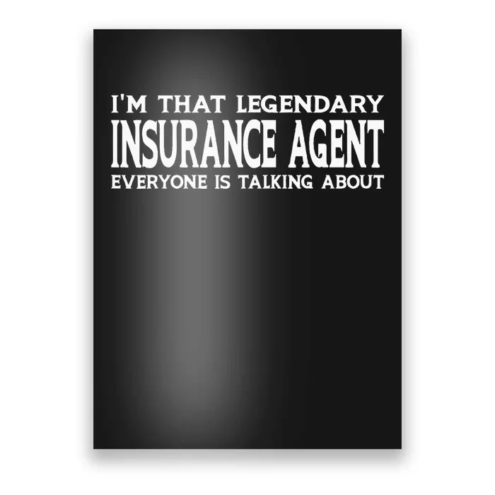 Insurance Agent Job Title Employee Poster