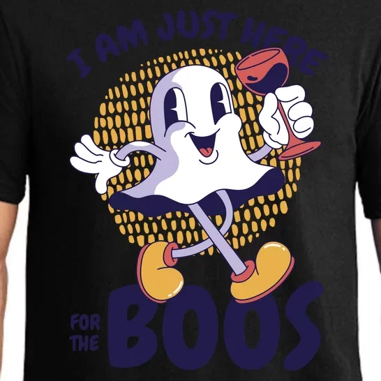 I Am Just Here For The Boos Ghost Pajama Set