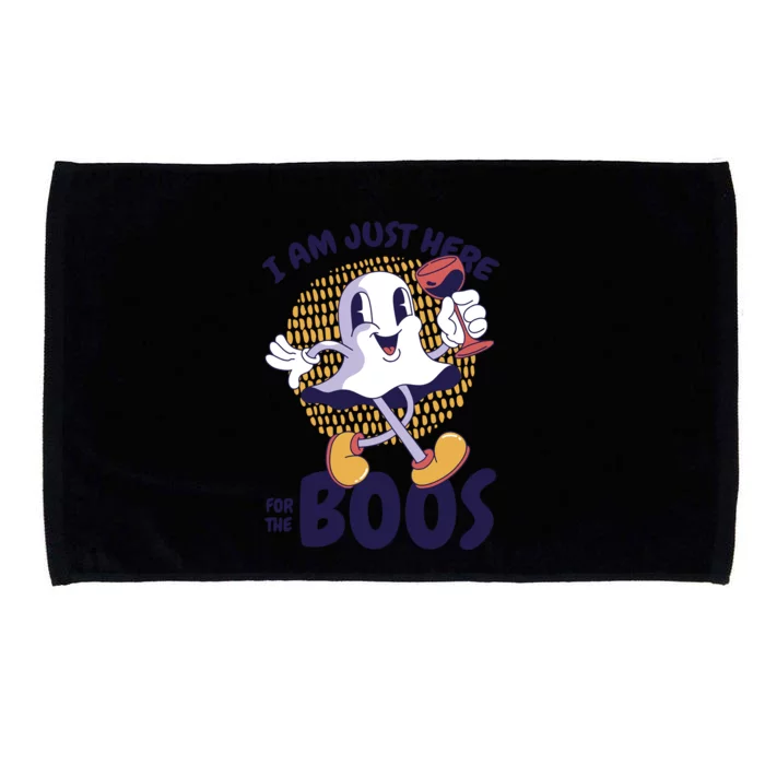 I Am Just Here For The Boos Ghost Microfiber Hand Towel