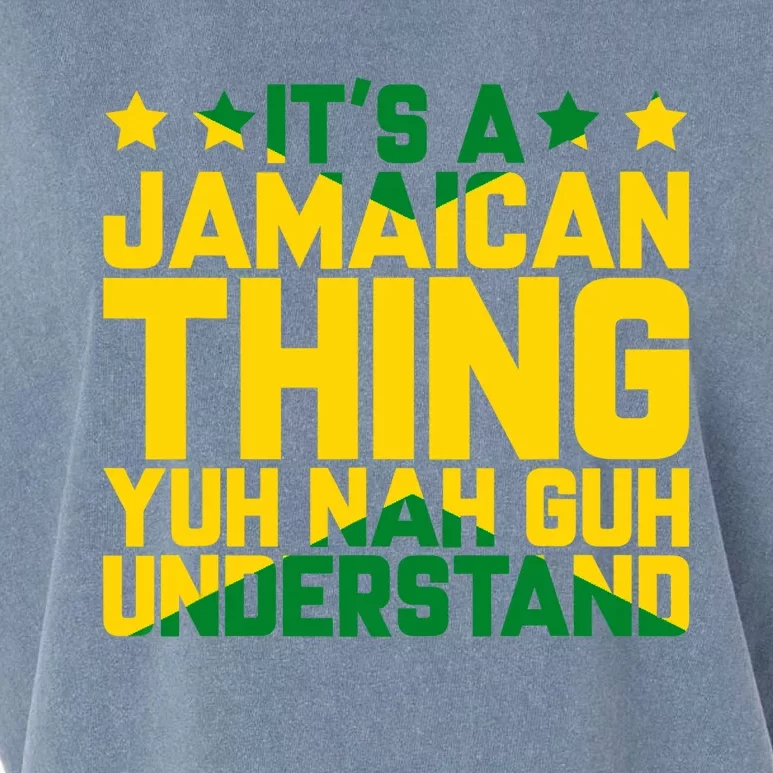 It's A Jamaican Thing, Yuh Nah Guh Understand, Jamaica Garment-Dyed Women's Muscle Tee