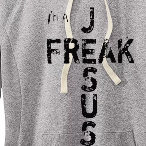 I'm A JESUS FREAK - Faith, God, Cross, Christian - Jesus 4m3 Women's Fleece Hoodie