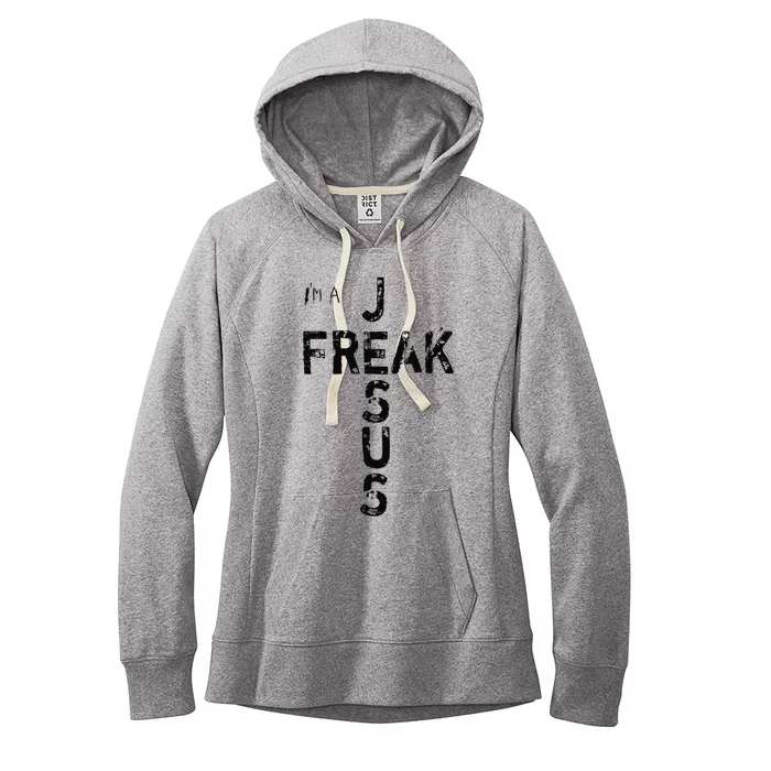 I'm A JESUS FREAK - Faith, God, Cross, Christian - Jesus 4m3 Women's Fleece Hoodie