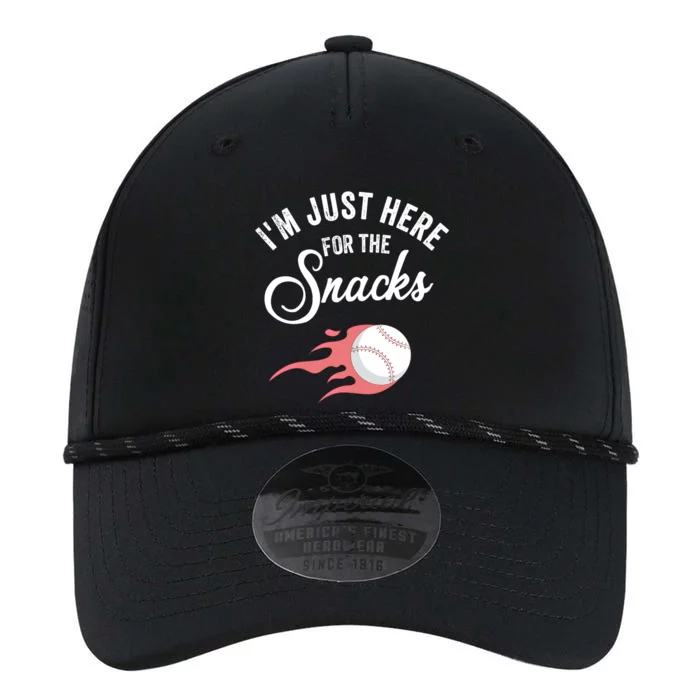 I Am Just Here For The Snacks Football Soccer Baseball Fan Gift Performance The Dyno Cap