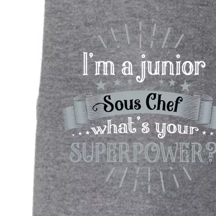 Im A Junior Sous Chef Comd Sous Chef Gift Doggie 3-End Fleece Hoodie