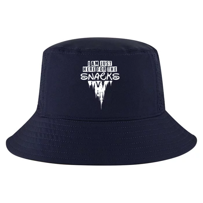 I Am Just Here For The Snacks Gift Cool Comfort Performance Bucket Hat