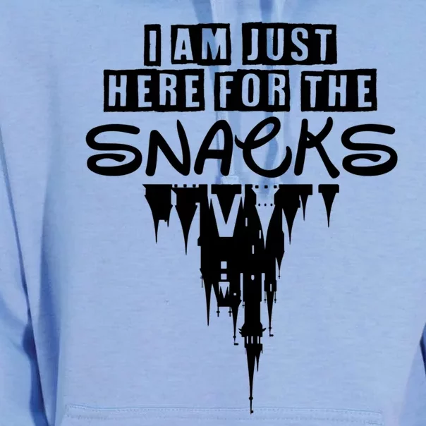 I Am Just Here For The Snacks Gift Unisex Surf Hoodie