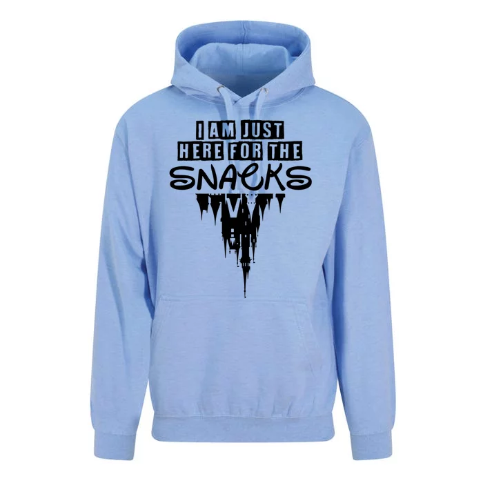 I Am Just Here For The Snacks Gift Unisex Surf Hoodie