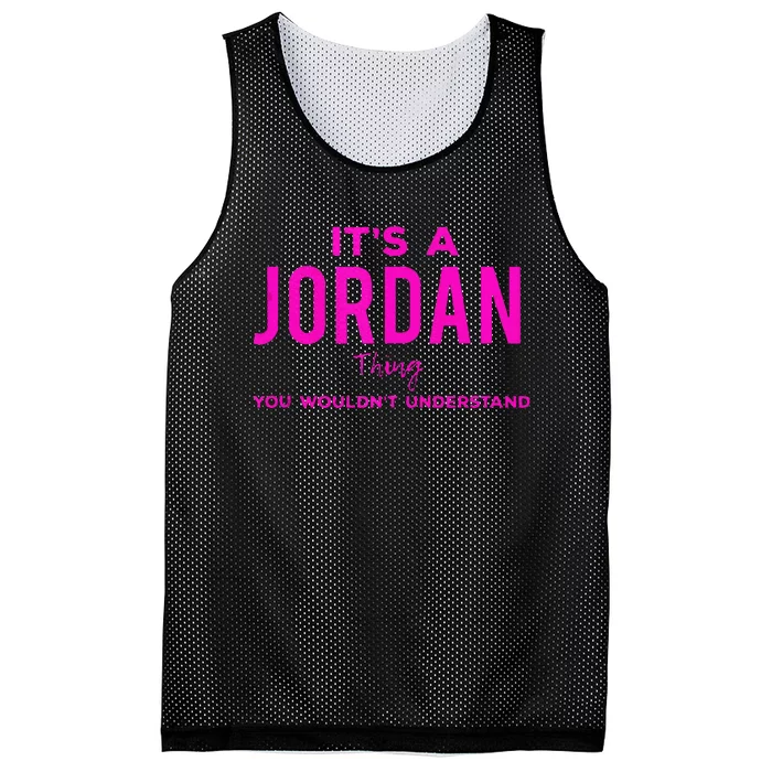 ItS A Jordan Thing Funny Quote You WouldnT Understand Mesh Reversible Basketball Jersey Tank