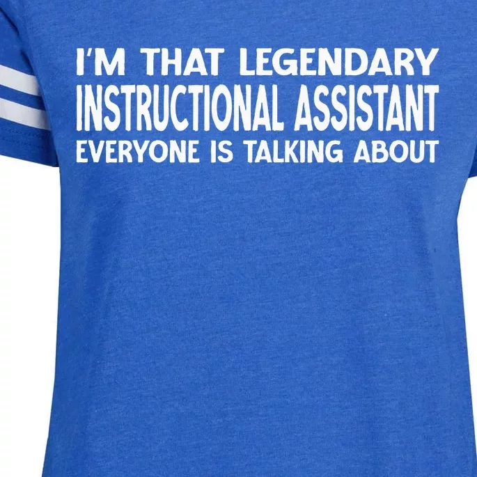 Instructional Assistant Job Title Instructional Assistant Enza Ladies Jersey Football T-Shirt