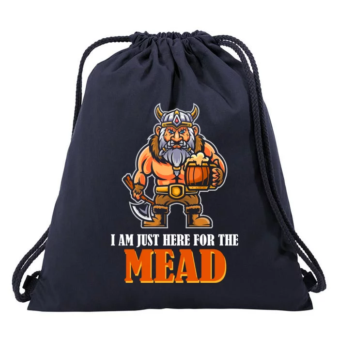 I Am Just Here For The Mead Gift Drawstring Bag