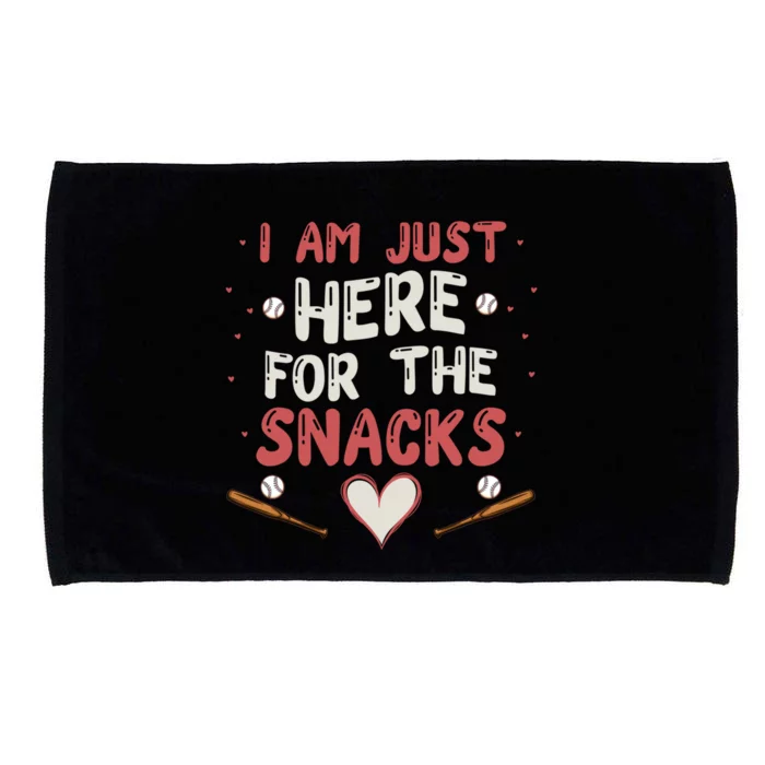 I Am Just Here For The Snacks Gift Microfiber Hand Towel