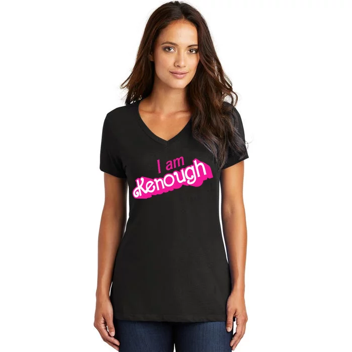 I Am Kenough Women's V-Neck T-Shirt