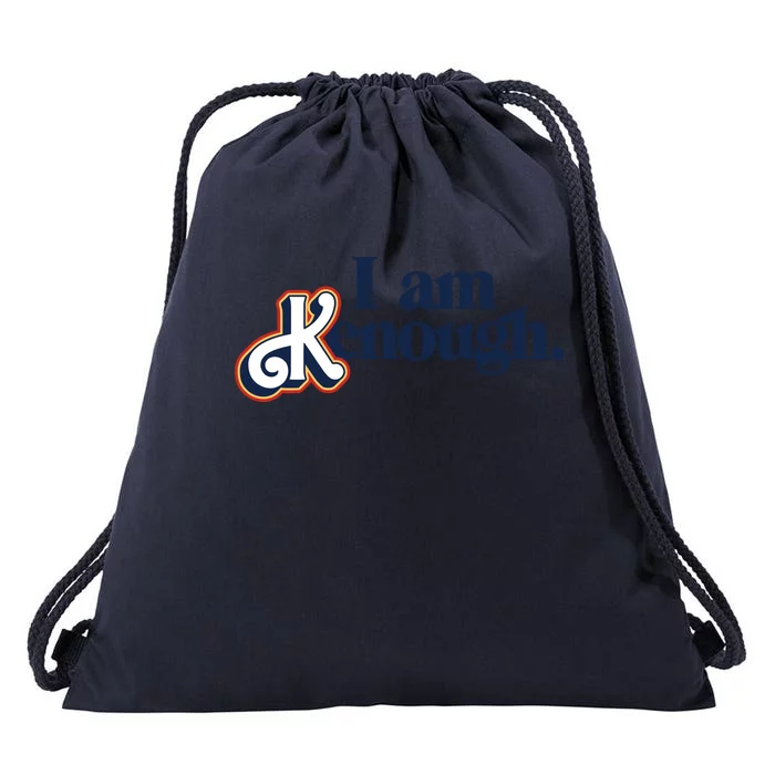 I Am Kenough Drawstring Bag