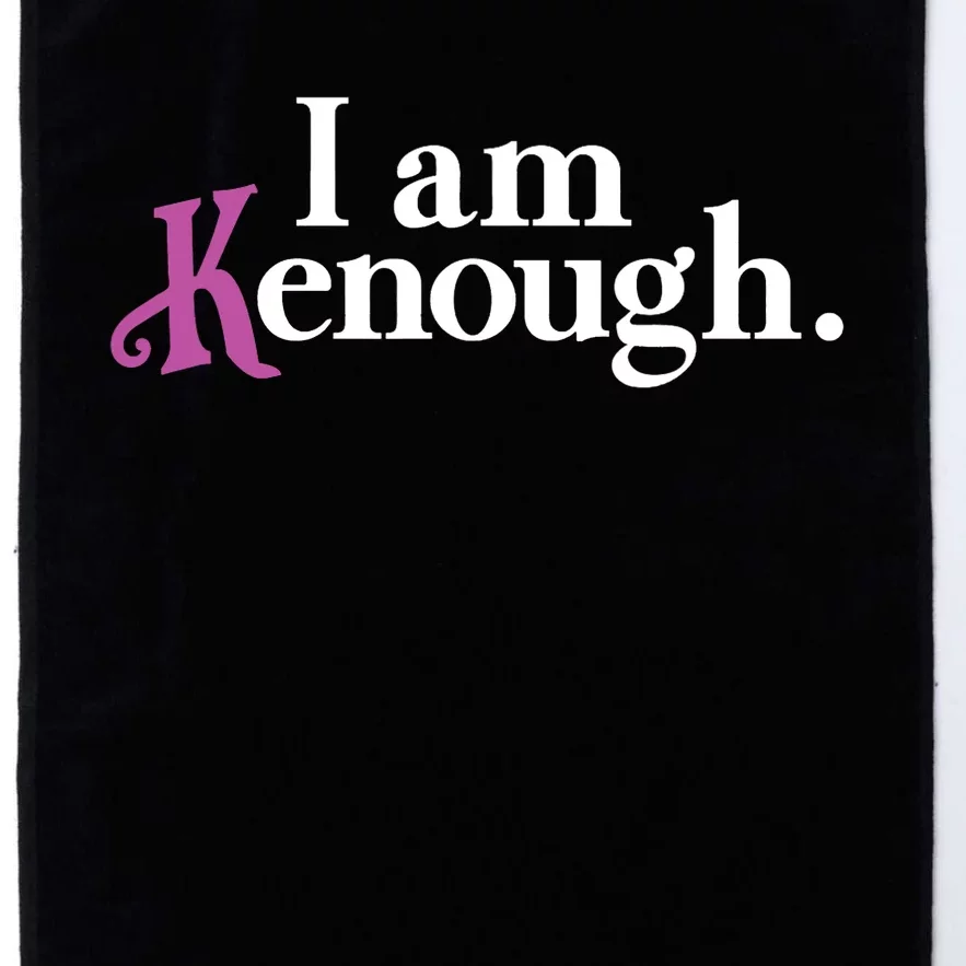 I Am Kenough Funny Colorful For Man And Women Platinum Collection Golf Towel