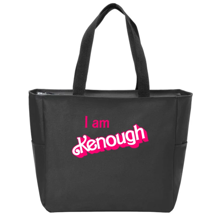 I Am Kenough Trendy Design Zip Tote Bag