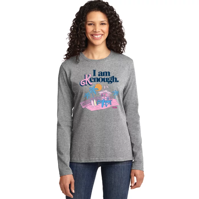 I Am Kenough Lifeguard Stand Ladies Long Sleeve Shirt