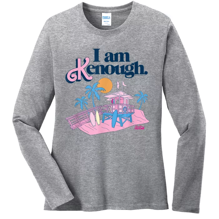 I Am Kenough Lifeguard Stand Ladies Long Sleeve Shirt