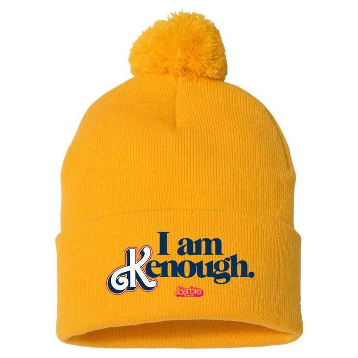 I Am Kenough Pom Pom 12in Knit Beanie