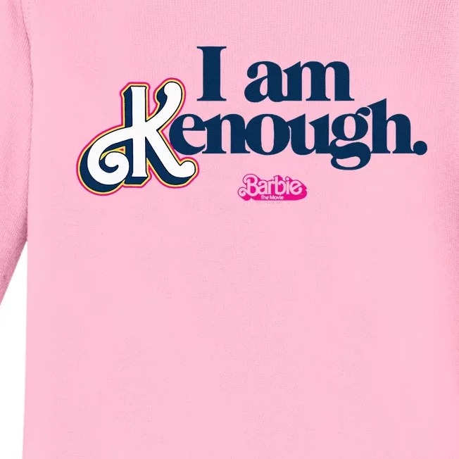 I Am Kenough Baby Long Sleeve Bodysuit