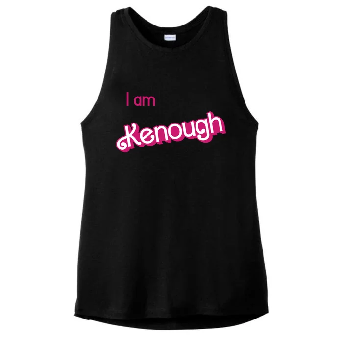 I Am Kenough Ken Enough Ladies Tri-Blend Wicking Tank