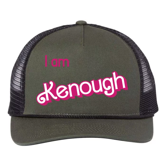 I Am Kenough Ken Enough Retro Rope Trucker Hat Cap