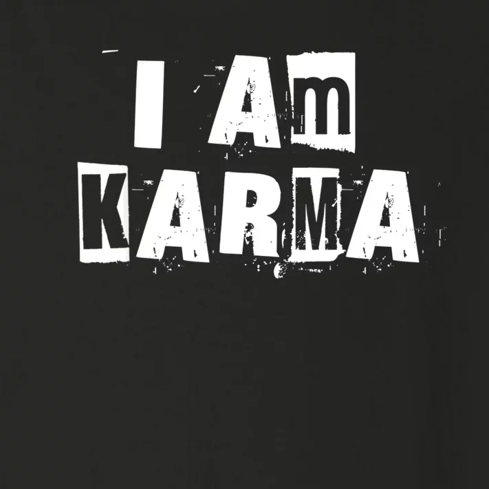 I Am Karma Toddler Long Sleeve Shirt