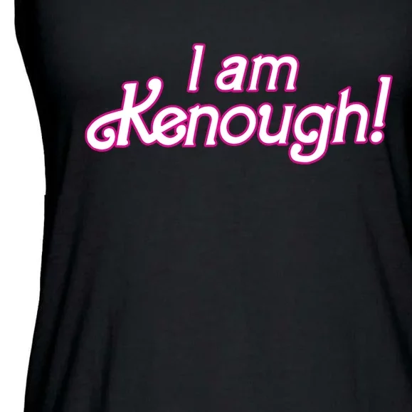 I Am Kenough Ladies Essential Flowy Tank