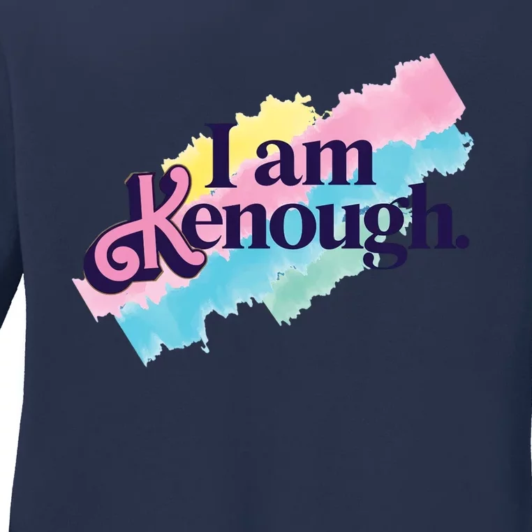 I Am Kenough Ken Doll Funny Fan Lover Ladies Long Sleeve Shirt