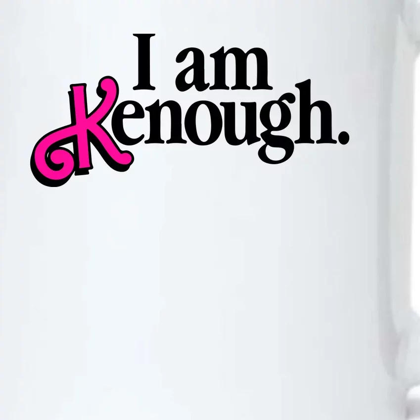 I Am Kenough Enough Black Color Changing Mug