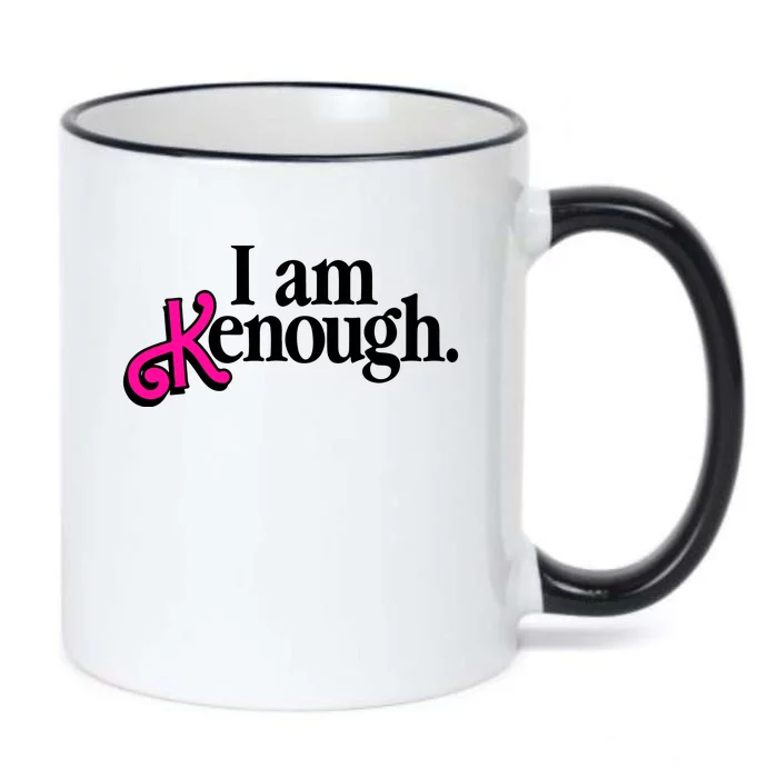 I Am Kenough Enough Black Color Changing Mug