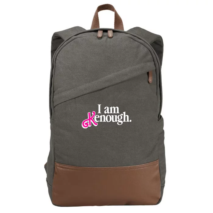 I Am Kenough Enough Cotton Canvas Backpack