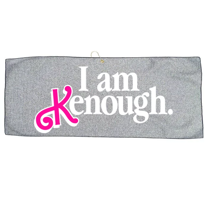 I Am Kenough Enough Large Microfiber Waffle Golf Towel