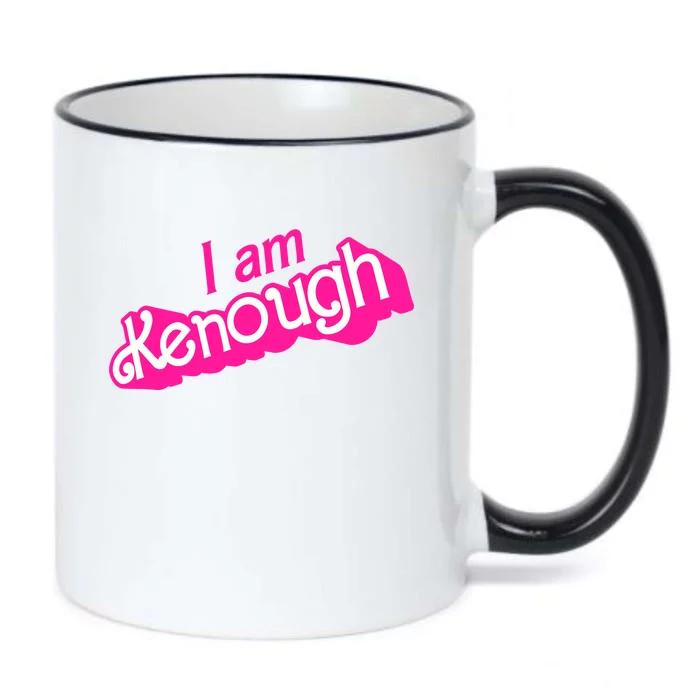 I Am Kenough Kenough Black Color Changing Mug