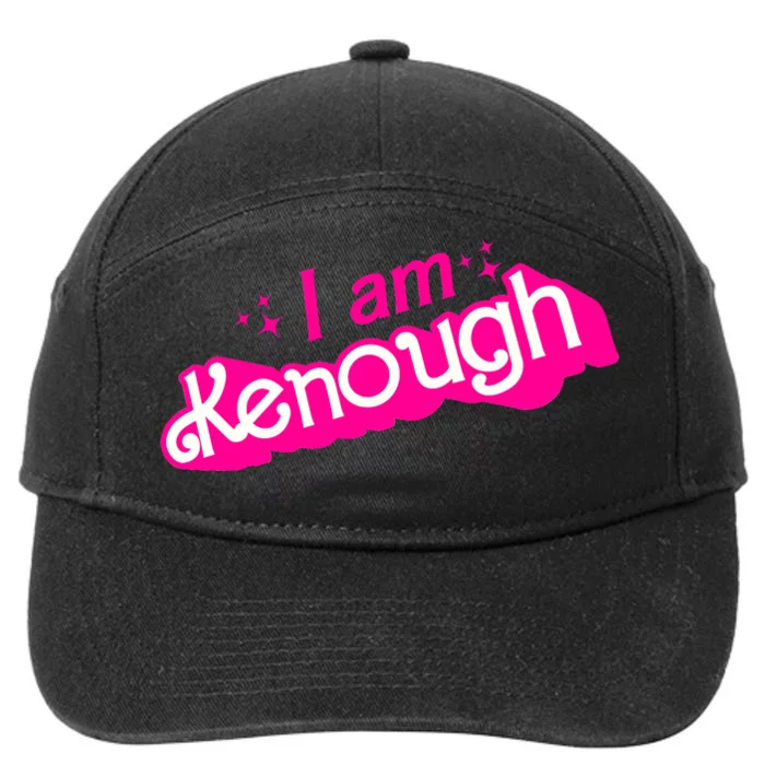 I Am Kenough For Men Women 7-Panel Snapback Hat