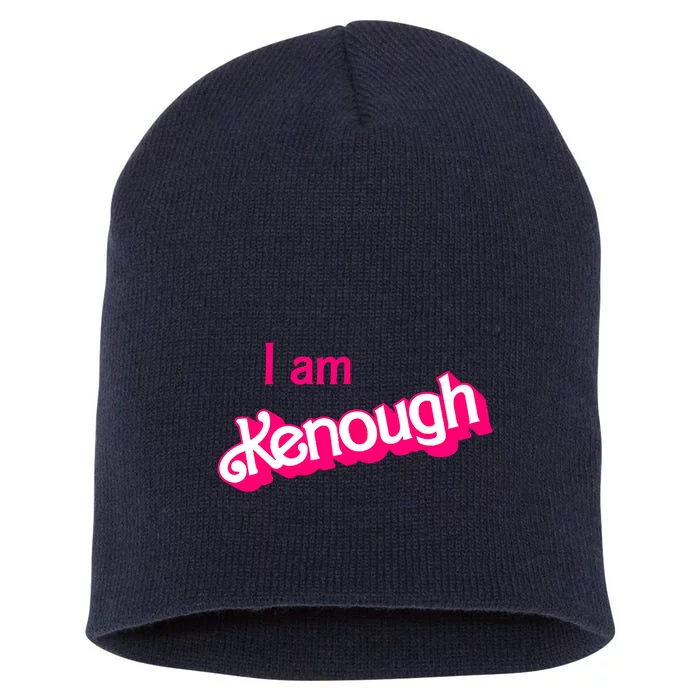 I Am Kenough Trendy Design Short Acrylic Beanie