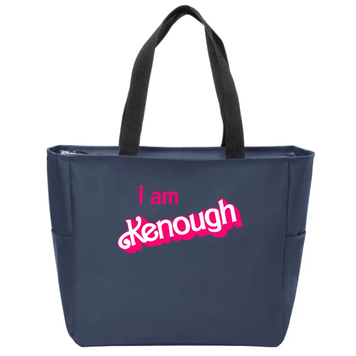 I Am Kenough Trendy Design Zip Tote Bag