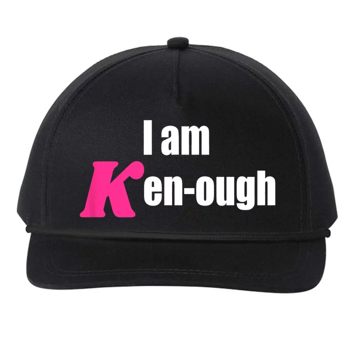 I Am Kenough Kenough Trending Snapback Five-Panel Rope Hat