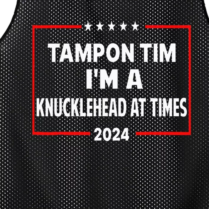 IM A Knucklehead At Times Tim Walz Quote Harris Walz 2024 Mesh Reversible Basketball Jersey Tank