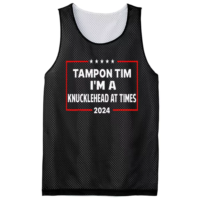 IM A Knucklehead At Times Tim Walz Quote Harris Walz 2024 Mesh Reversible Basketball Jersey Tank