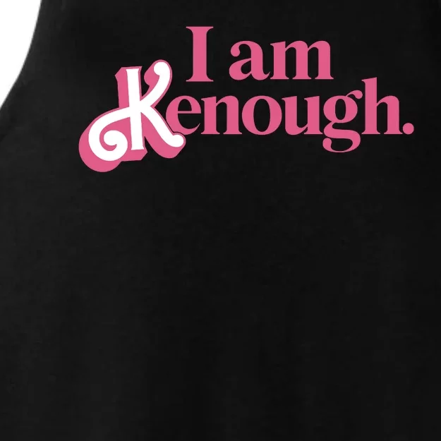 I Am Kenough Funny Ken Ladies Tri-Blend Wicking Tank