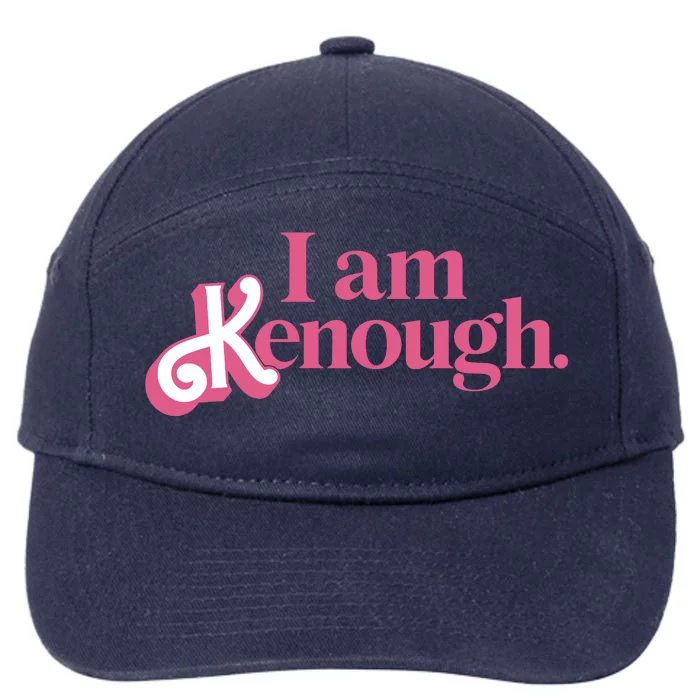 I Am Kenough Funny Ken 7-Panel Snapback Hat