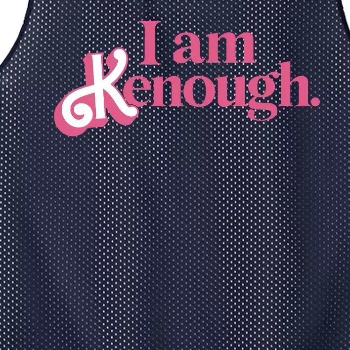 I Am Kenough Funny Ken Mesh Reversible Basketball Jersey Tank